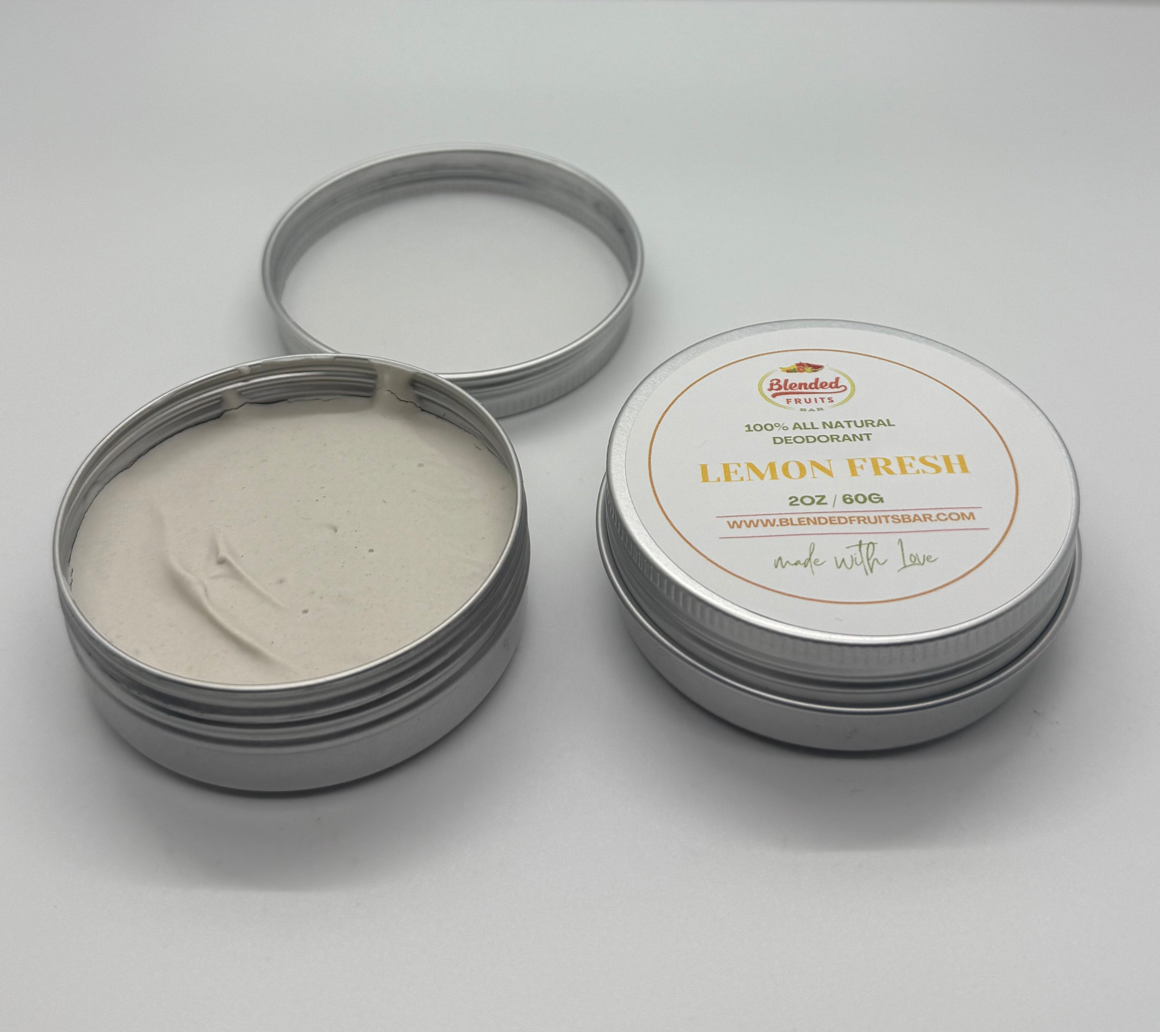 Organic Lemon Fresh Deodorant 2oz