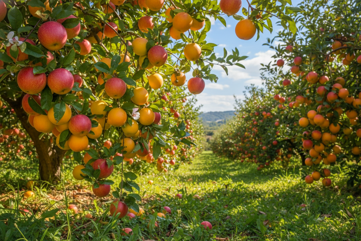 fruit on trees